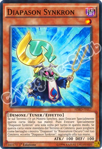 HSRD-IT017 Diapason Synkron comune 1a edizione (IT) -NEAR MINT-