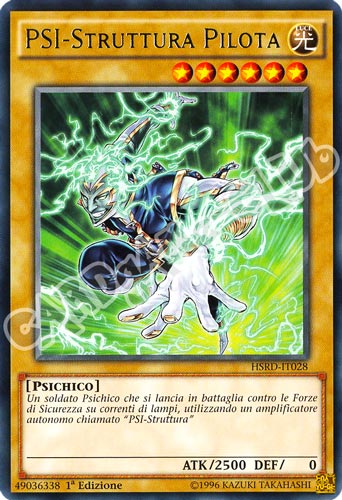 HSRD-IT028 Psi-Struttura Pilota rara 1a edizione (IT) -GOOD-