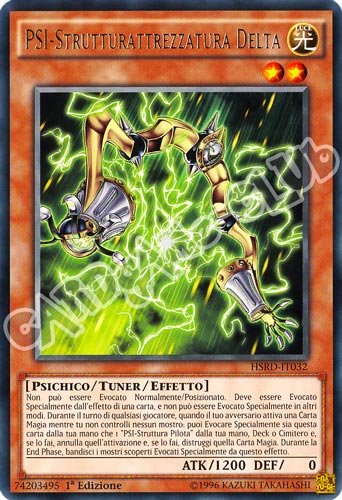 HSRD-IT032 Psi-Strutturattrezzatura Delta rara 1a edizione (IT) -NEAR MINT-