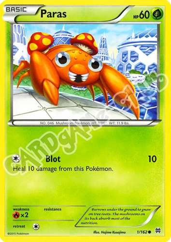 001 / 162 Paras comune normale (EN) -NEAR MINT-