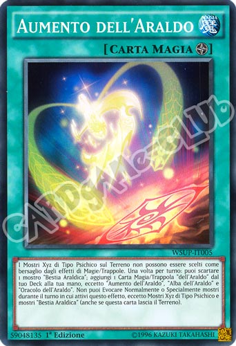 WSUP-IT005 Aumento dell'Araldo super rara 1a edizione (IT) -NEAR MINT-