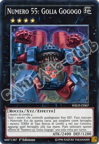 WSUP-IT007 Numero 55: Golia Gogogo super rara 1a edizione (IT) -NEAR MINT-