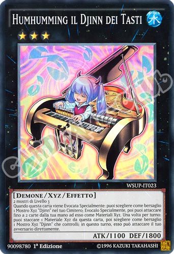 WSUP-IT023 Humhumming il Djinn dei Tasti super rara 1a edizione (IT) -NEAR MINT-