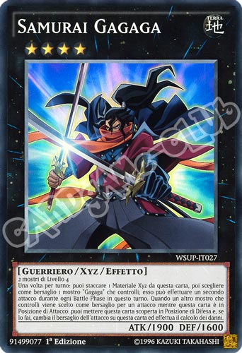 WSUP-IT027 Samurai Gagaga super rara 1a edizione (IT) -NEAR MINT-
