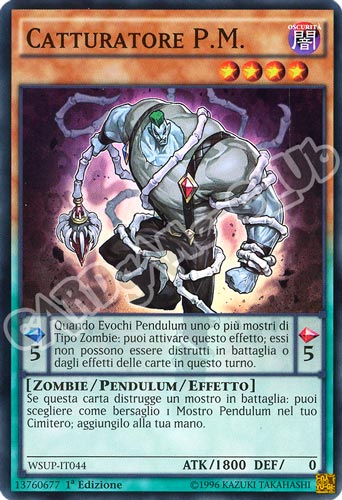 WSUP-IT044 Catturatore P.M super rara 1a edizione (IT) -NEAR MINT-