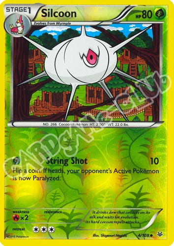 004 / 108 Silcoon non comune foil reverse (EN) -NEAR MINT-