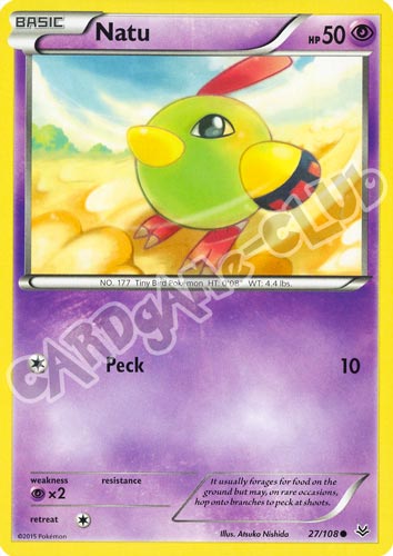 027 / 108 Natu comune normale (EN) -NEAR MINT-