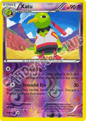 029 / 108 Xatu rara foil reverse (EN) -NEAR MINT-