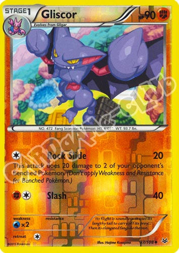 037 / 108 Gliscor non comune foil reverse (EN) -NEAR MINT-