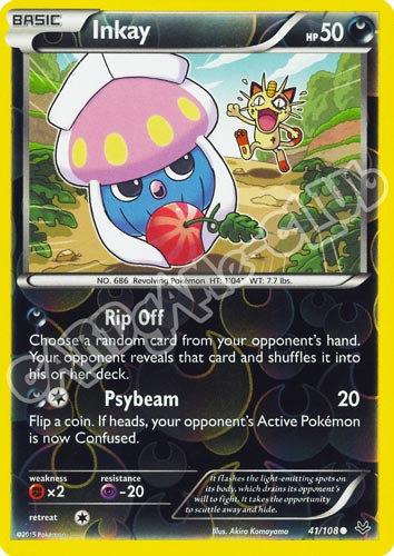 041 / 108 Inkay comune foil reverse (EN) -NEAR MINT-