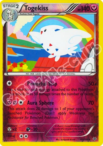 045 / 108 Togekiss rara foil reverse (EN) -NEAR MINT-