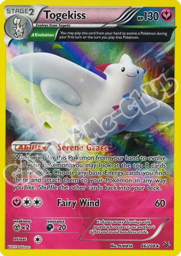 046 / 108 Togekiss rara foil (EN) -NEAR MINT-