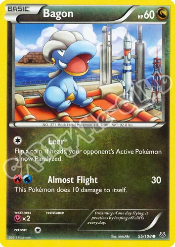055 / 108 Bagon comune normale (EN) -NEAR MINT-