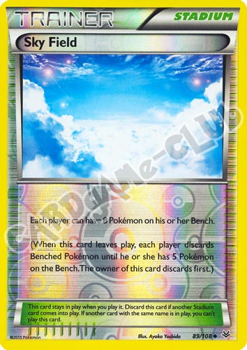 089 / 108 Sky Field non comune foil reverse (EN) -NEAR MINT-