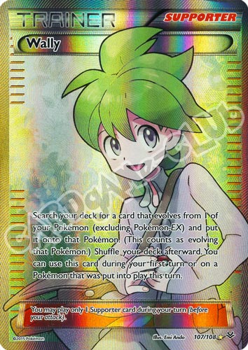 107 / 108 Wally rara segreta foil (EN) -NEAR MINT-