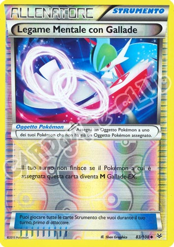083 / 108 Legame Mentale con Gallade non comune foil reverse (IT) -NEAR MINT-