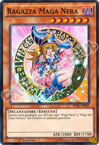 DPBC-IT009 Ragazza Maga Nera super rara 1a edizione (IT) -NEAR MINT-