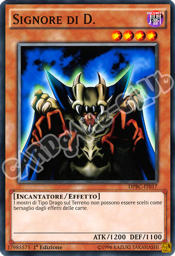 DPBC-IT017 Signore di D. comune 1a edizione (IT) -NEAR MINT-