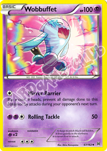 067 / 162 Wobbuffet non comune normale (EN) -NEAR MINT-