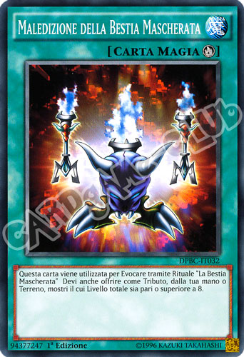 DPBC-IT032 Maledizione della Bestia Mascherata comune 1a edizione (IT) -NEAR MINT-