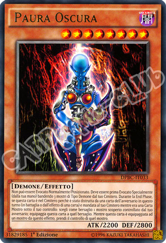 DPBC-IT033 Paura Oscura rara 1a edizione (IT)  -GOOD-