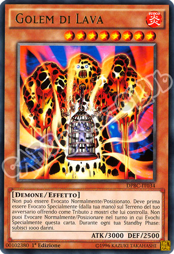 DPBC-IT034 Golem di Lava rara 1a edizione (IT)  -GOOD-