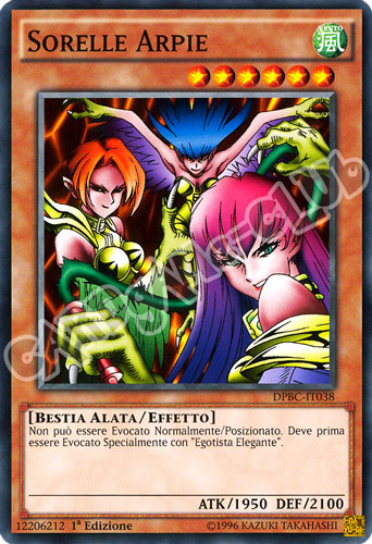 DPBC-IT038 Sorelle Arpie comune 1a edizione (IT) -NEAR MINT-