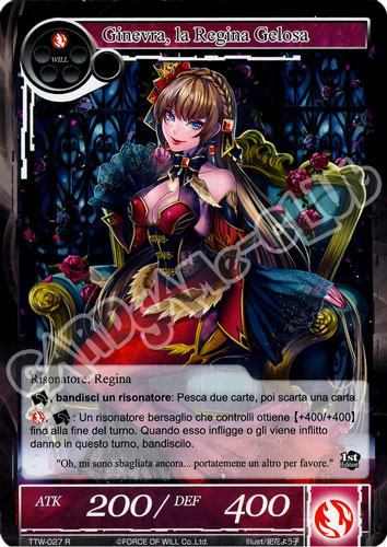 TTW1-IT027 Ginevra, la Regina Gelosa rara normale (IT) -NEAR MINT-