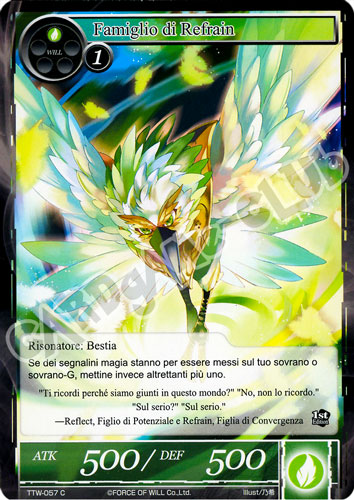 TTW1-IT057 Famiglio di Refrain comune normale (IT) -NEAR MINT-