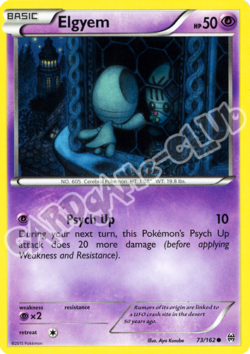 073 / 162 Elgyem comune normale (EN) -NEAR MINT-