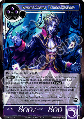 TTW1-IT082 Rezzard Oscuro, l'Ombra Morente rara normale (IT) -NEAR MINT-