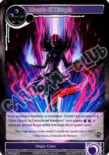 TTW1-IT086 Ricordo di Distopia rara normale (IT) -NEAR MINT-