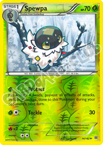 014 / 162 Spewpa non comune foil reverse (EN) -NEAR MINT-