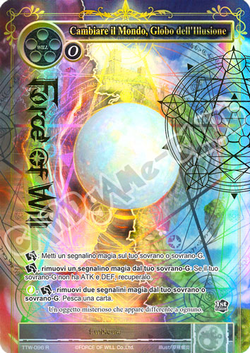 TTW1-IT096 Cambiare il Mondo, Globo dell'Illusione rara parallel (IT) -NEAR MINT-