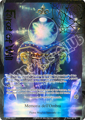 TTW1-IT104 Memoria dell'Ombra rara parallel (IT) -NEAR MINT-