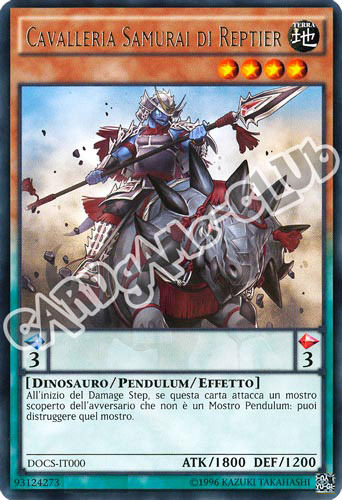 DOCS-IT000 Cavalleria Samurai Di Reptier rara unlimited (IT) -NEAR MINT-