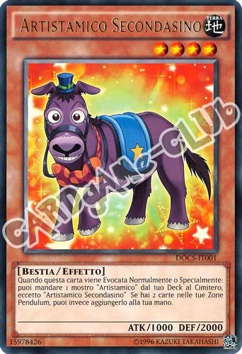 DOCS-IT001 Artistamico Secondasino rara unlimited (IT) -NEAR MINT-
