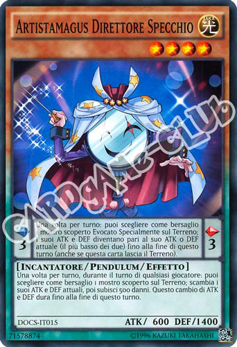 DOCS-IT015 Artistamagus Direttore Specchio comune unlimited (IT) -NEAR MINT-