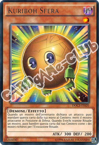 DOCS-IT020 Kuriboh Sfera rara unlimited (IT) -NEAR MINT-