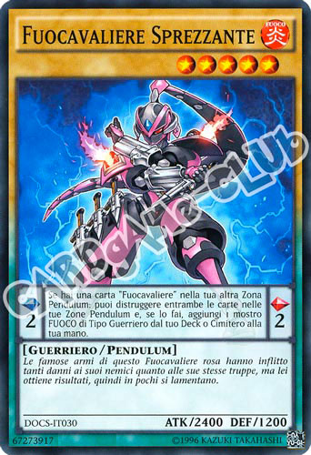 DOCS-IT030 Fuocavaliere Sprezzante comune unlimited (IT) -NEAR MINT-