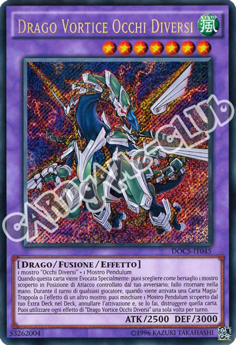 DOCS-IT045 Drago Vortice Occhi Diversi rara segreta unlimited (IT) -NEAR MINT-