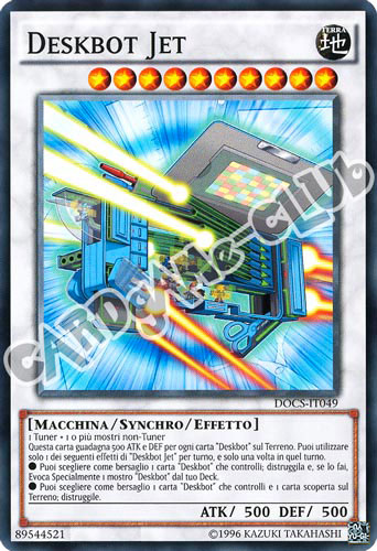 DOCS-IT049 Deskbot Jet comune unlimited (IT) -NEAR MINT-