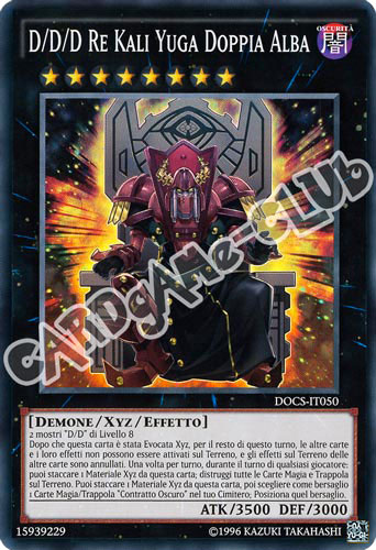 DOCS-IT050 D/D/D/ Re Kali Yuga Doppia Alba super rara unlimited (IT) -NEAR MINT-