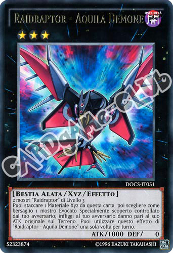 DOCS-IT051 Raidraptor - Aquila Demone rara unlimited (IT) -NEAR MINT-