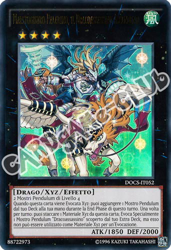 DOCS-IT052 Maestogistro Paladino, il Dracoassassino Acendente ultra rara unlimited (IT) -NEAR MINT-