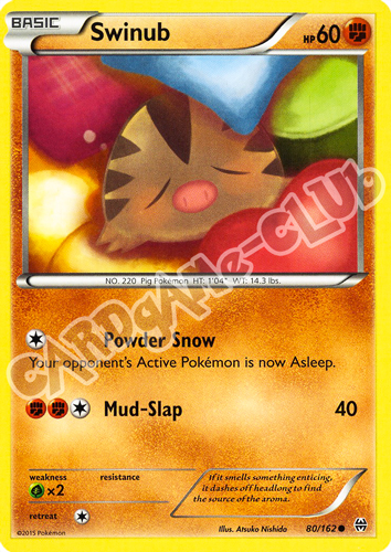 080 / 162 Swinub comune normale (EN) -NEAR MINT-