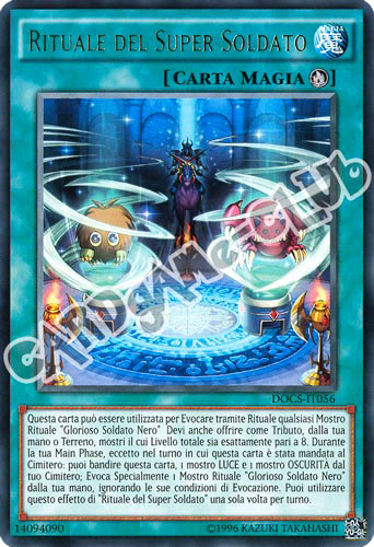 DOCS-IT056 Rituale del Super Soldato rara unlimited (IT) -NEAR MINT-