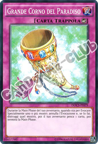 DOCS-IT079 Grande Corno Del Paradiso comune unlimited (IT) -NEAR MINT-