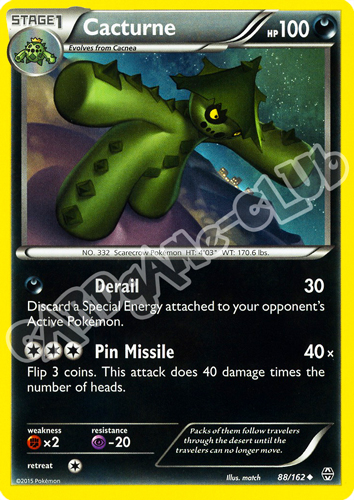 088 / 162 Cacturne non comune normale (EN) -NEAR MINT-