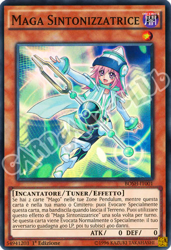 BOSH-IT001 Maga Sintonizzatrice super rara 1a Edizione (IT) -NEAR MINT-